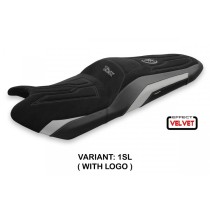 Funda de asiento compatible - Yamaha T-Max 2017 - 2021 - mod Scrutari 2 terciopelo