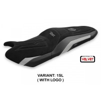 Funda de asiento compatible - Yamaha T-Max 2017 - 2021 - mod Scrutari 2 terciopelo