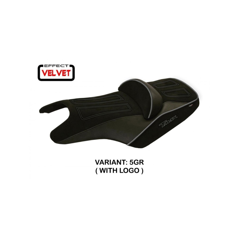Funda de asiento compatible - Yamaha T-Max 2008 - 2016 - mod Aloi 1 terciopelo