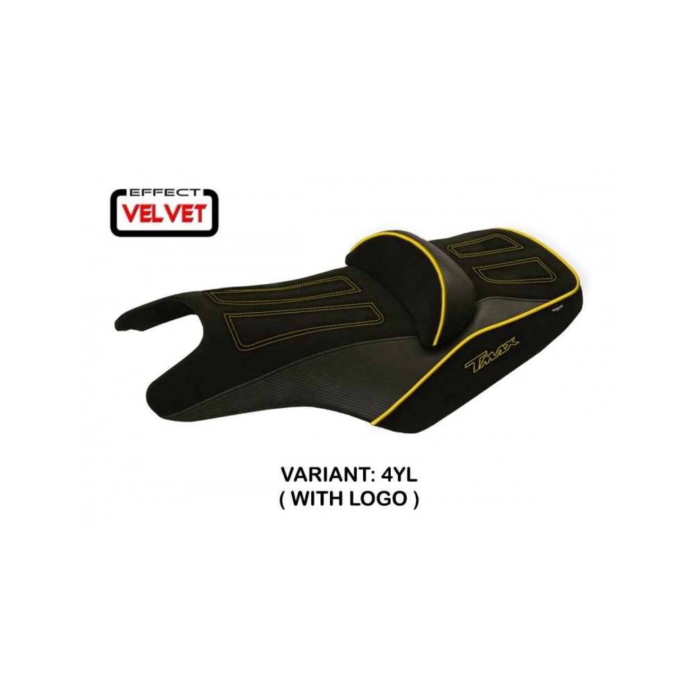 Funda de asiento compatible - Yamaha T-Max 2008 - 2016 - mod Aloi 1 terciopelo