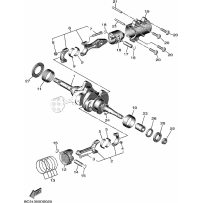 Reten original  cigüeñal lado variador yamaha tmax 500-530-560