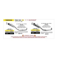 Escape completo Arrow Yamaha TMAX 560 2025 Pista
