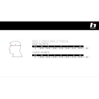 CASCO DE TRIAL ZONE RACE CARBON FORGED HEBO