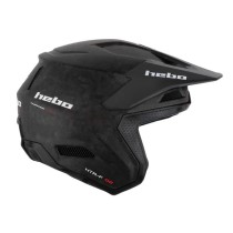 CASCO DE TRIAL ZONE RACE CARBON FORGED HEBO