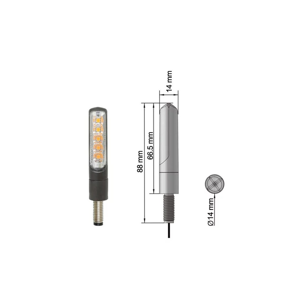 Intermitentes led dinamicos yamaha t max 530-560