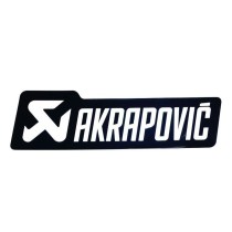Adhesivo akrapovic  anticalorico 135 x 40 mm