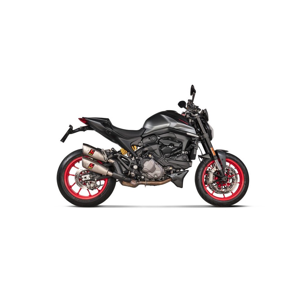 Akrapovic Slip-on Homologado  Titanio Ducati Monster 937  21-24