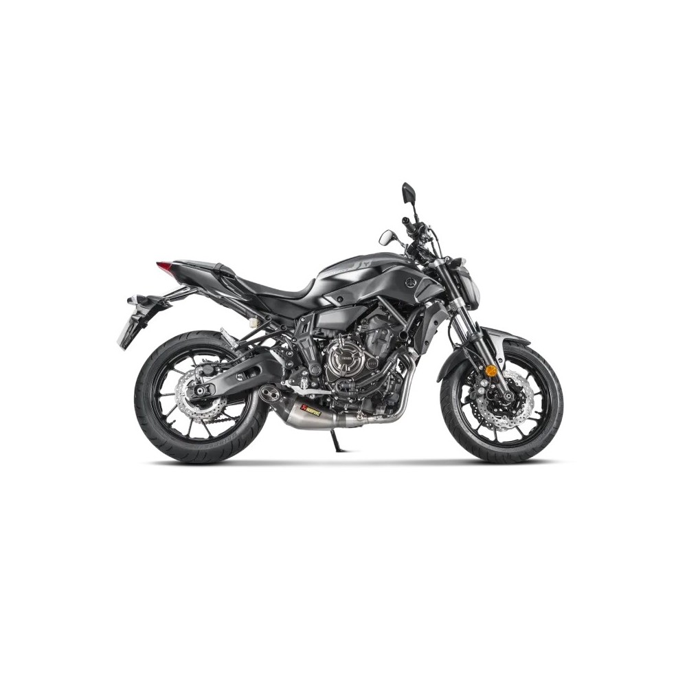 Akrapovic titanio Yamaha MT07 ,XSR700 y  Tracer 700 hasta 2020