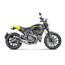 Akrapovic Slip-on Racing Titanio Ducati Scrambler 800  17-20