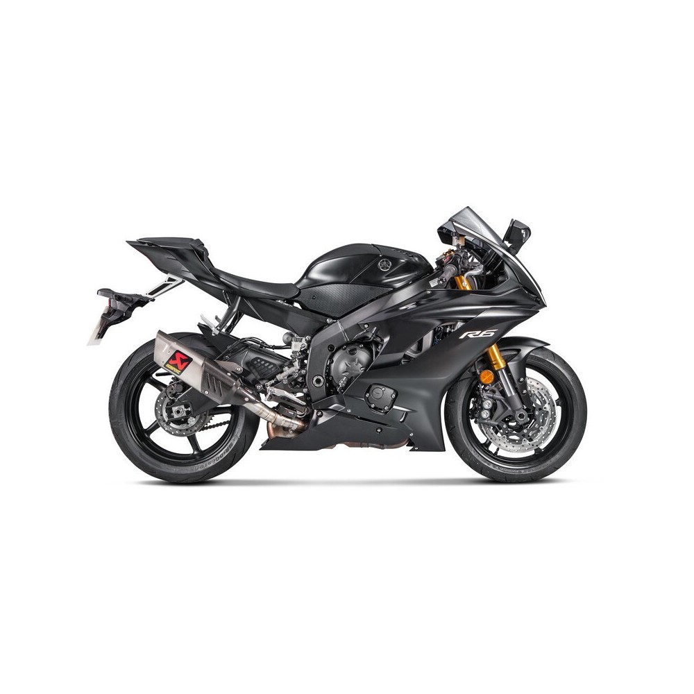 Akrapovi Slip-on Homologado Titanio Yamaha YZF R6 17-24