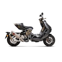 Akrapovic Slip-on Racing Titanio Italjet Dragster 125  21-24