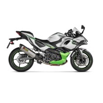 Akrapovic Slip-on en Titanio Kawasaki Ninja 7 2024