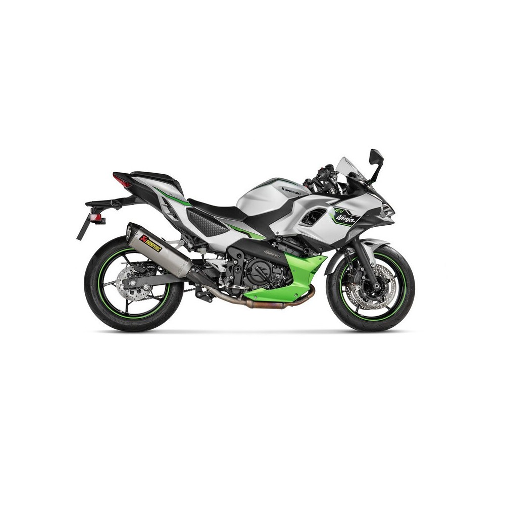 Akrapovic Slip-on en Titanio Kawasaki Ninja 7 2024