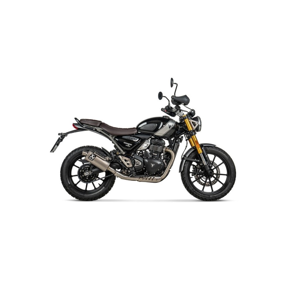 krapovic Slip-on en Titanio Triumph Scrambler 400 X A 23-24