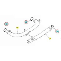kit juntas toricas tubos bomba agua yamaha tmax 500-530-560