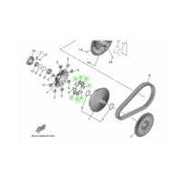 Rodillos originales Yamaha Tmax 530 12-19