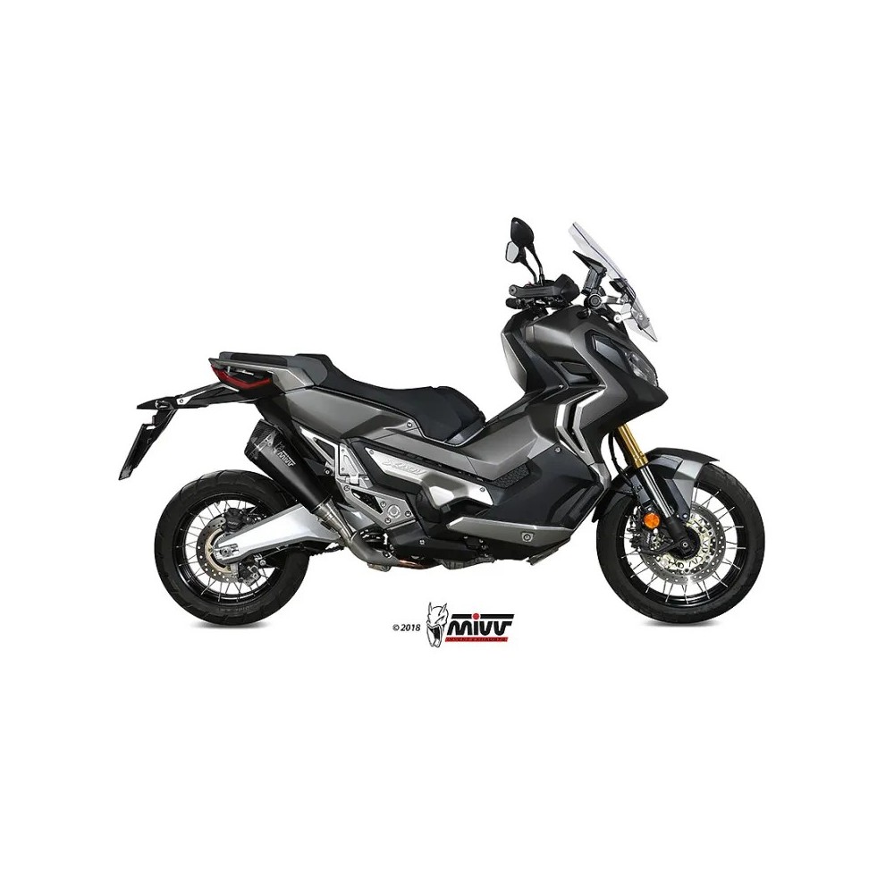 Mivv Slip-On Delta Race Black Honda X-ADV 750 17-25