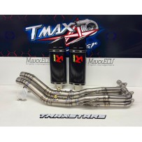 Akrapovic carbon evolution full titanio t max 17-25
