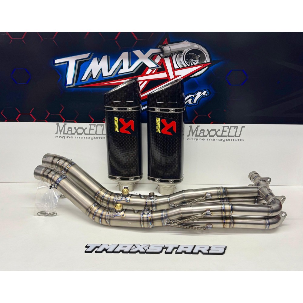 Akrapovic carbon evolution full titanio t max 17-25