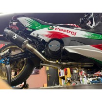 Akrapovic carbon evolution full titanio t max 17-25