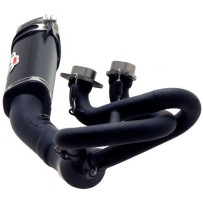 Termignoni Silencioso Relevance Carbono Yamaha T MAX 530 2012-16 (colectores negros)