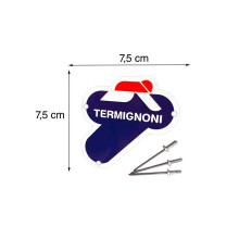Logo Termignoni con relieve 7,5x7,5